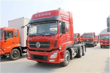 Remorque de tête de tracteur à roues Dongfeng Tianlong 6x4 10 remise à neuf pour le transport